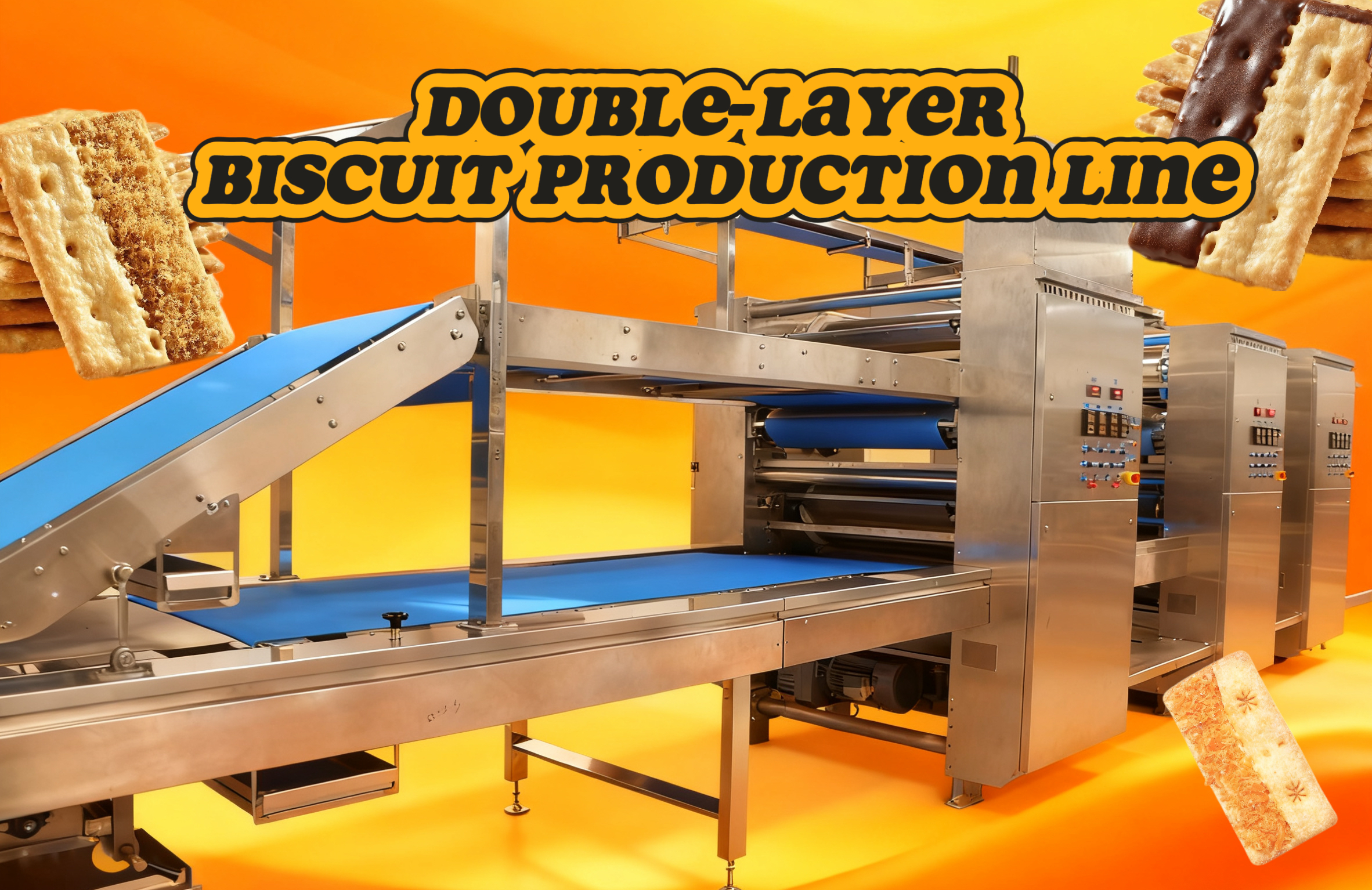 Double Layer Biscuits machine 双层饼干机