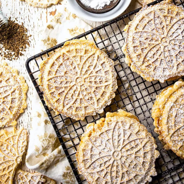 Thin & Crisp Pizzelle 薄而脆的比萨饼