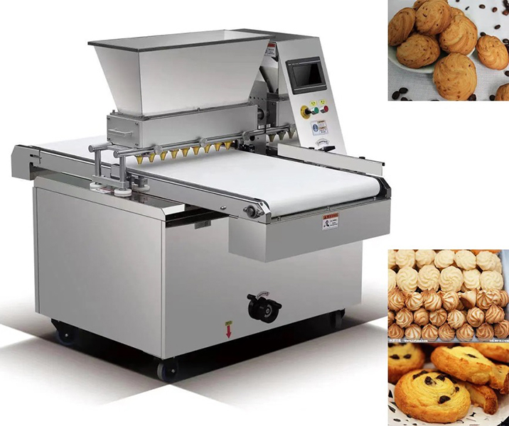 Commercial Convenient Automated Cookie Forming Machine Cake Dropping Cookies Depositor 商用方便自动饼干成型机蛋糕滴饼干存款机
