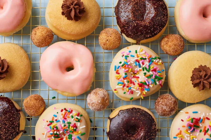 cake donut bakery machine 蛋糕甜甜圈烘焙机