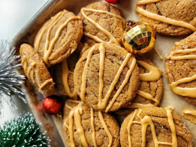 耐嚼姜饼拿铁饼干 - Jessie Bakes Treats
